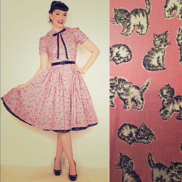 Bernie Dexter Dresses & Skirts - NWOT Bernie Dexter Darlene “Pink Kittens” Dress